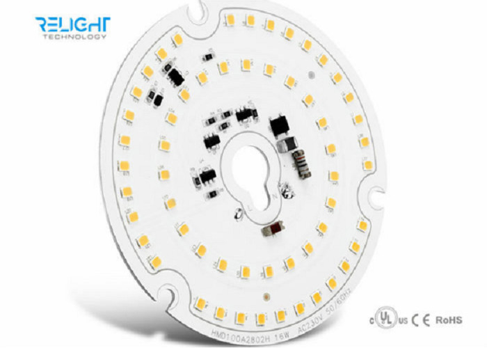1600LM Efficiency Dimmable Φ100mm With 16W 230V Round AC LED Module